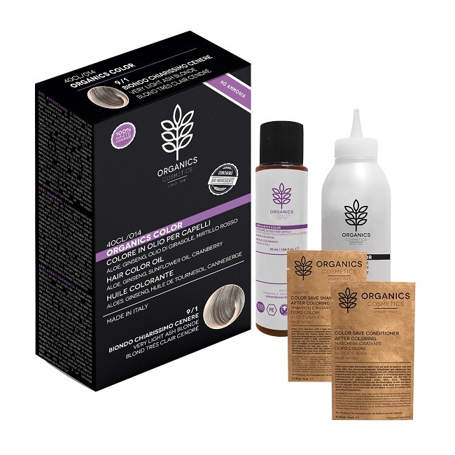 Sma Organics Pharm Organic Color 9/1 Biondo Chiarissimo Cenere