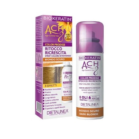 Gdp - General Dietet. Pharma Biokeratin Ach8 Color Prodige Ritocco Ricrescita Biondo Scuro 75 Ml Dietalinea