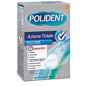 Haleon Polident Azione Totale 66 Compresse Pulitore Per Protesi Quotidiano