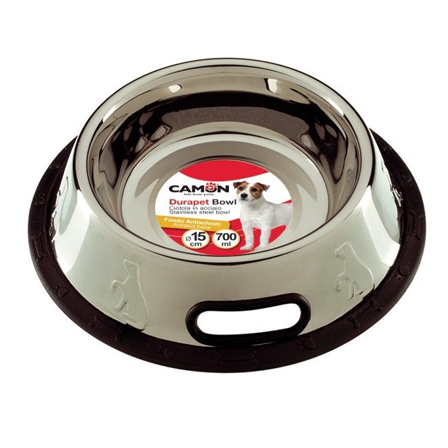 Camon Ciotola In Acciaio Antirovesciamento 500 Ml Camon Ciotola In Acciaio Antirovesciamento 500 Ml
