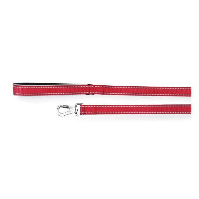 Camon Guinzaglio Reflex Con Maniglia In Neoprene Rosso 15 X 1200 Mm Camon Guinzaglio Reflex Con Maniglia In Neoprene Rosso 15 X 1200 Mm