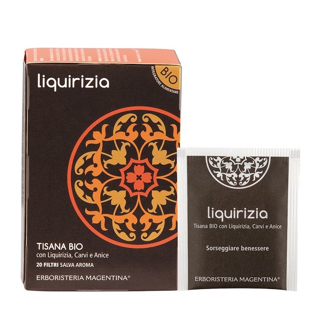 Erboristeria Magentina Tisana Liquirizia Bio 20 Filtri Erboristeria Magentina Tisana Liquirizia Bio 20 Filtri