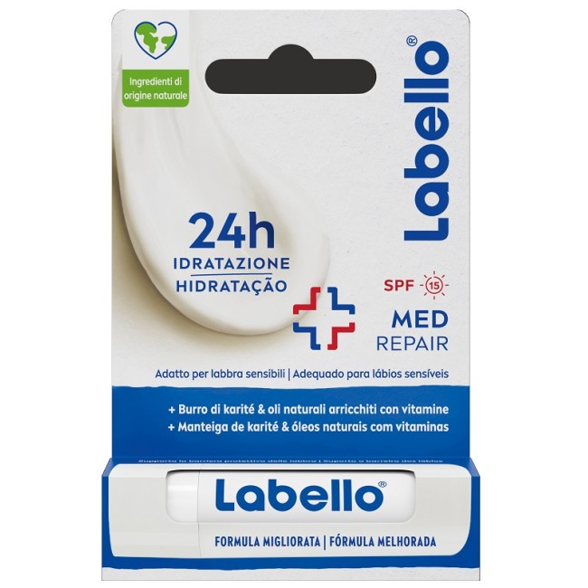Beiersdorf Labello Med Repair Spf15 24h Idratazione Fondente Sulle Labbra 5,5 Ml Beiersdorf Labello Med Repair Spf15 24h Idratazione Fondente Sulle Labbra 5,5 Ml