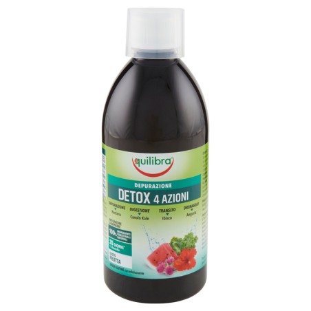 Equilibra Detox 4 Azioni Gusta Frutta 500 Ml Equilibra Detox 4 Azioni Gusta Frutta 500 Ml