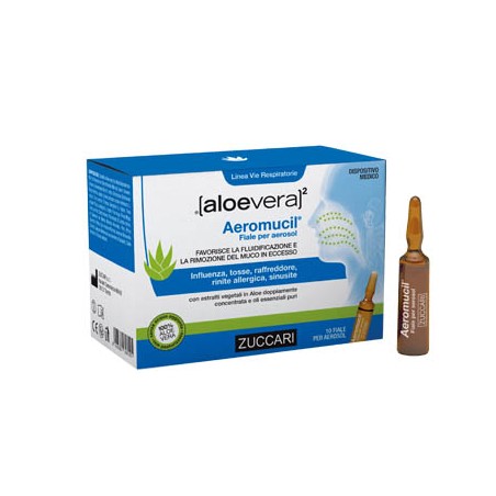 Zuccari Aloevera2 Aeromucil 10 Fiale 5 Ml Zuccari Aloevera2 Aeromucil 10 Fiale 5 Ml