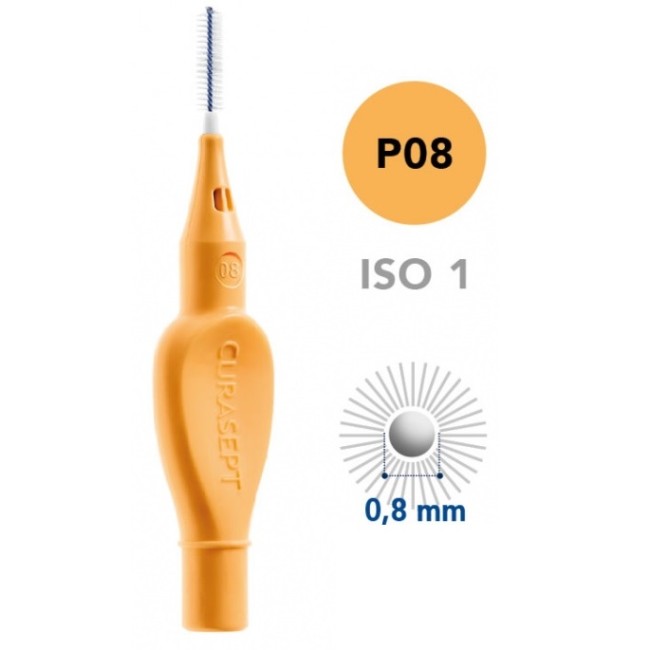Curasept Proxi P08 Arancio Chiaro/tangerino 5 Pezzi Curasept Proxi P08 Arancio Chiaro/tangerino 5 Pezzi