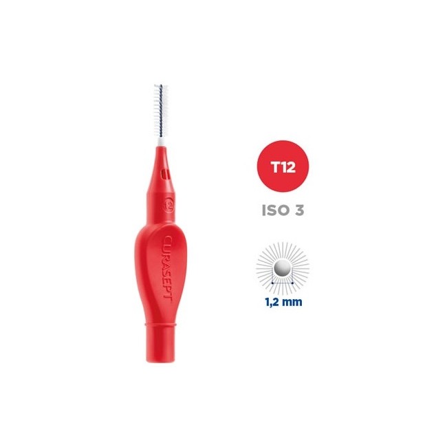 Curasept Proxi T12 Rosso/red 5 Pezzi Curasept Proxi T12 Rosso/red 5 Pezzi