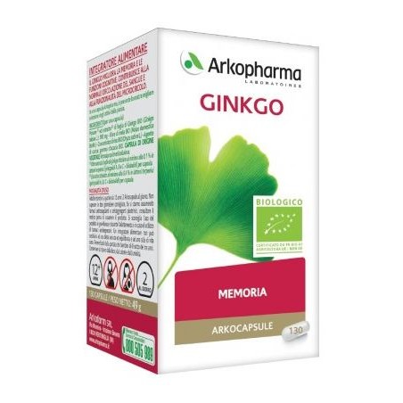 Arkopharma Arko Capsule Ginkgo Bio 130 Capsule