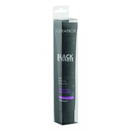 Curaden Healthcare Curaprox Black Is White Dentifricio Travel Size 10 Ml