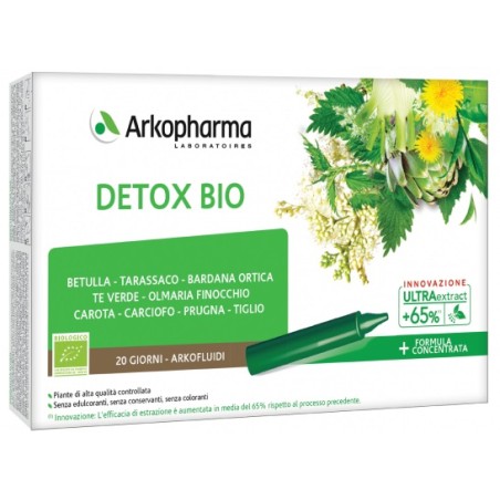 Arkopharma Arkofluidi Detox Bio 20 Fiale Arkopharma Arkofluidi Detox Bio 20 Fiale