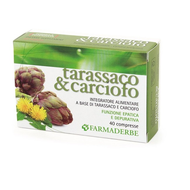 Farmaderbe Tarassaco & Carciofo 40 Compresse Farmaderbe Tarassaco & Carciofo 40 Compresse