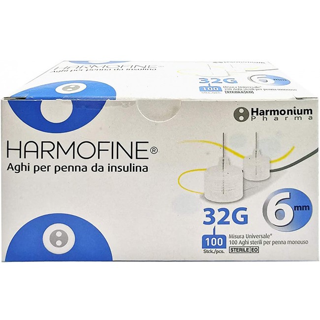 Adl Farmaceutici Ago Harmofine Penna Da Insulina Gauge 32 6mm 100 Pezzi Adl Farmaceutici Ago Harmofine Penna Da Insulina Gauge 32 6mm 100 Pezzi