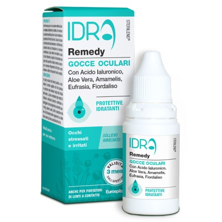 Eurospital Gocce Oculari Protettive Idratanti Sterilens Idra Remedy Con Acido Ialuronico E Aloe Vera 10 Ml Eurospital Gocce Oculari Protettive Idratanti Sterilens Idra Remedy Con Acido Ialuronico E Aloe Vera 10 Ml
