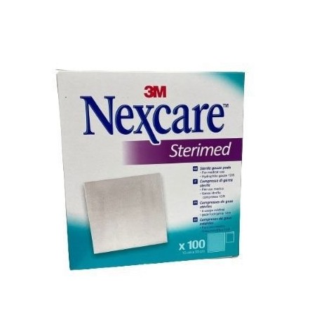 3m Garza Compressa Sterimed Nexcare In Cotone Idrofilo 20 Fili Multilingual 100 Pezzi
