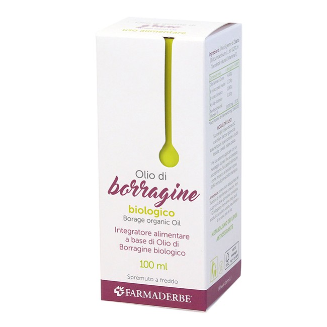 Farmaderbe Olio Di Borragine 100 Ml Farmaderbe Olio Di Borragine 100 Ml