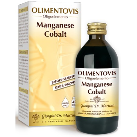 Dr. Giorgini Olimentovis Oligoelemento Manganese Cobalt Liquido Analcolico Senza Zuccheri 200 Ml 40 Dosi Dr. Giorgini Olimentovis Oligoelemento Manganese Cobalt Liquido Analcolico Senza Zuccheri 200 Ml 40 Dosi