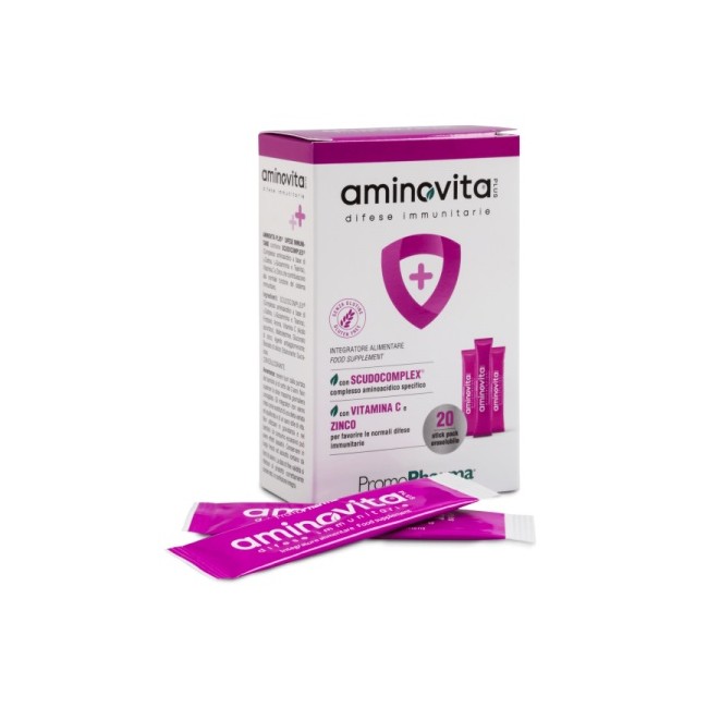 Promopharma Aminovita Plus Difese Immunitarie 20 Stick Pack X 2,5 G