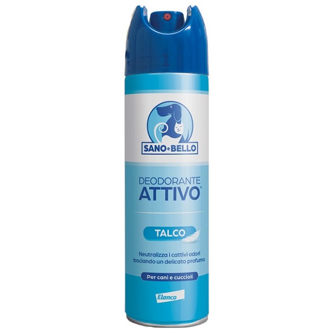 Elanco Sano E Bello Deodorante Attivo Talco 250 Ml Elanco Sano E Bello Deodorante Attivo Talco 250 Ml