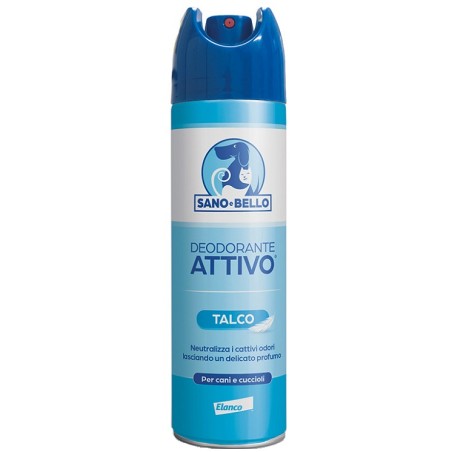 Elanco Sano E Bello Deodorante Attivo Talco 250 Ml