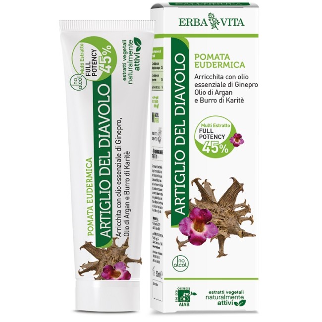 Erba Vita Pomata Eudermica Artiglio Diavolo 50 Ml Erba Vita Pomata Eudermica Artiglio Diavolo 50 Ml