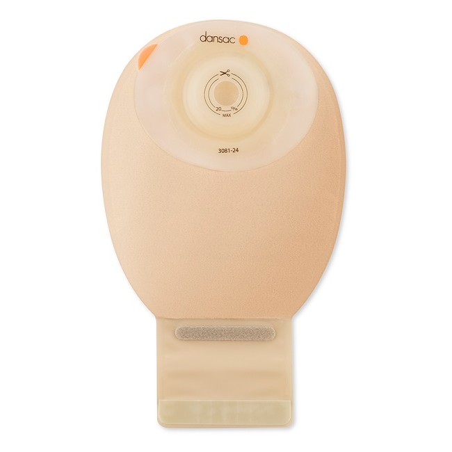 Hobama Dansac Novalife Tre 1 Sacca Aperta Opaca Softconvex Maxi Per Ileostomia Con Finestra Ritagliabile 15-44mm 520 Ml 10 Pezzi