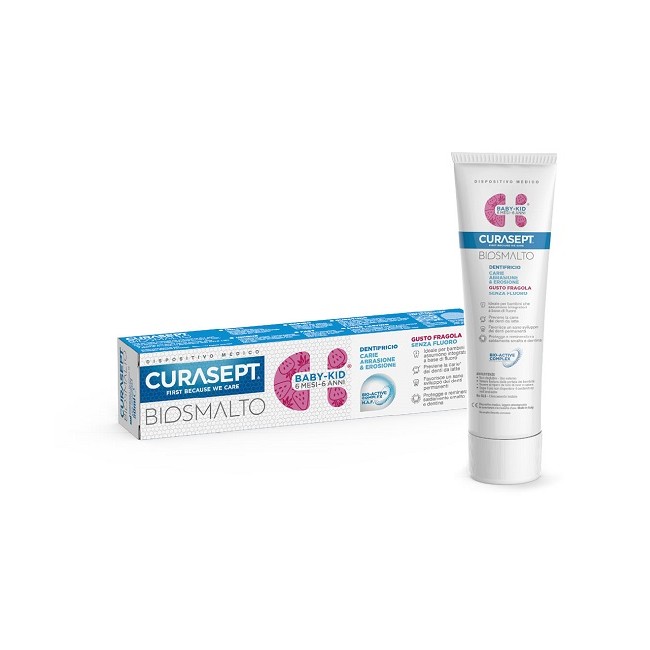 Curasept Biosmalto Baby Kid Senza Fluoro 50 Ml Curasept Biosmalto Baby Kid Senza Fluoro 50 Ml