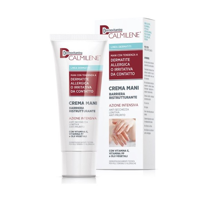 Pasquali Dermovitamina Calmilene Crema Mani Barriera Ristrutturante Azione Intensiva Per Dermatite Allergica O Irritativa Da Con