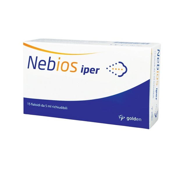 Golden Pharma Nebios Iper 15 Fialoidi Richiudibili Da 5 Ml Golden Pharma Nebios Iper 15 Fialoidi Richiudibili Da 5 Ml