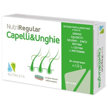 Nutrileya Nutriregular Capelli & Unghie 30 Compresse Nutrileya Nutriregular Capelli & Unghie 30 Compresse