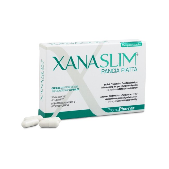 Promopharma Xanaslim Pancia Piatta 15 Capsule Gastroresistenti Promopharma Xanaslim Pancia Piatta 15 Capsule Gastroresistenti