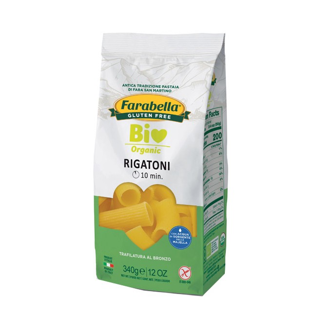 Bioalimenta Farabella Bio Rigatoni Mais-riso 340 G Bioalimenta Farabella Bio Rigatoni Mais-riso 340 G
