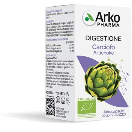 Arkopharma Arko Capsule Carciofo Bio 40 Capsule