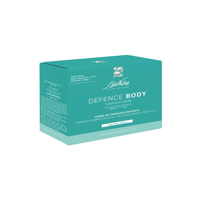 Bionike Defence Body Trattamento Cellulite Crema Gel Drenante Riducente 30 Bustine Da 10 Ml