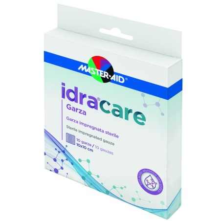 Pietrasanta Pharma Master-aid Idracare Garza Impregnata 10x10 Cm 10 Pezzi