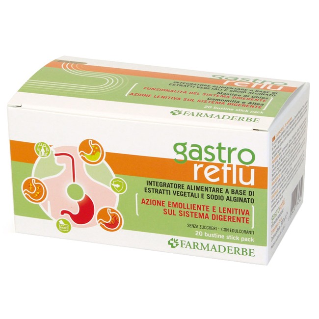 Farmaderbe Gastro Reflu' 20 Stick Da 15 Ml Farmaderbe Gastro Reflu' 20 Stick Da 15 Ml