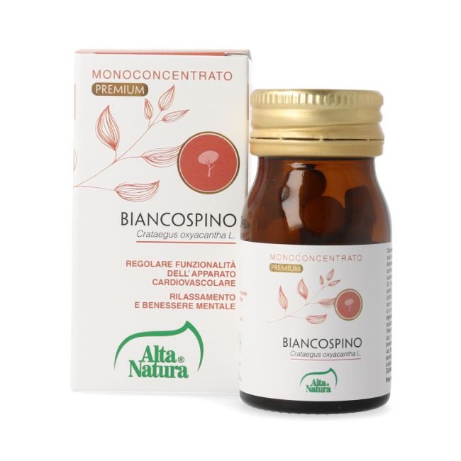 Alta Natura Biancospino 60 Compresse 500mg Terranata Alta Natura Biancospino 60 Compresse 500mg Terranata