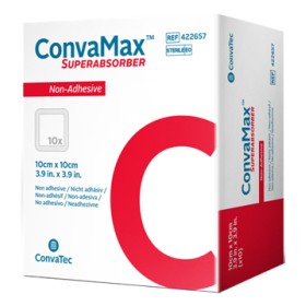Convatec Medicazione Avanzata Convamax Superabsorber Non-adhesive 10 X 10 Cm 10 Pezzi