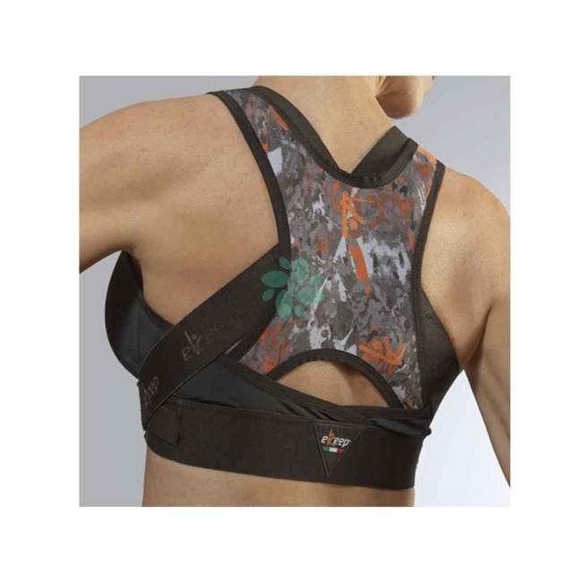 Dual Sanitaly Ekeep B2 Active Bra Reggiseno Posturale Sportivo Nero/fun 5