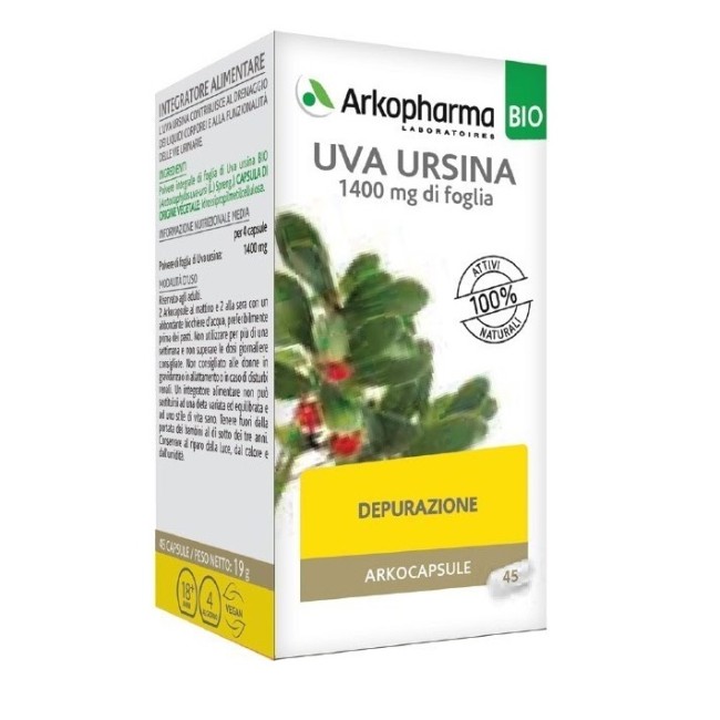 Arkopharma Arko Capsule Uva Ursina Bio 45 Capsule Arkopharma Arko Capsule Uva Ursina Bio 45 Capsule
