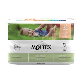 Ontex Pannolini Moltex Pure & Nature Mini 3-6 Kg Taglia 2 38 Pezzi