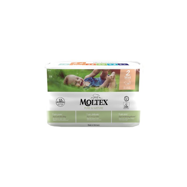 Ontex Pannolini Moltex Pure & Nature Mini 3-6 Kg Taglia 2 38 Pezzi Ontex Pannolini Moltex Pure & Nature Mini 3-6 Kg Taglia 2 38 Pezzi