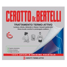 Kelemata Dr Bertelli Cerotto Termo-attivo 3 Pezzi