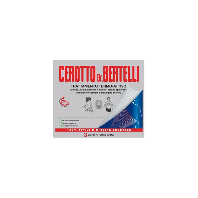 Kelemata Dr Bertelli Cerotto Termo-attivo 3 Pezzi