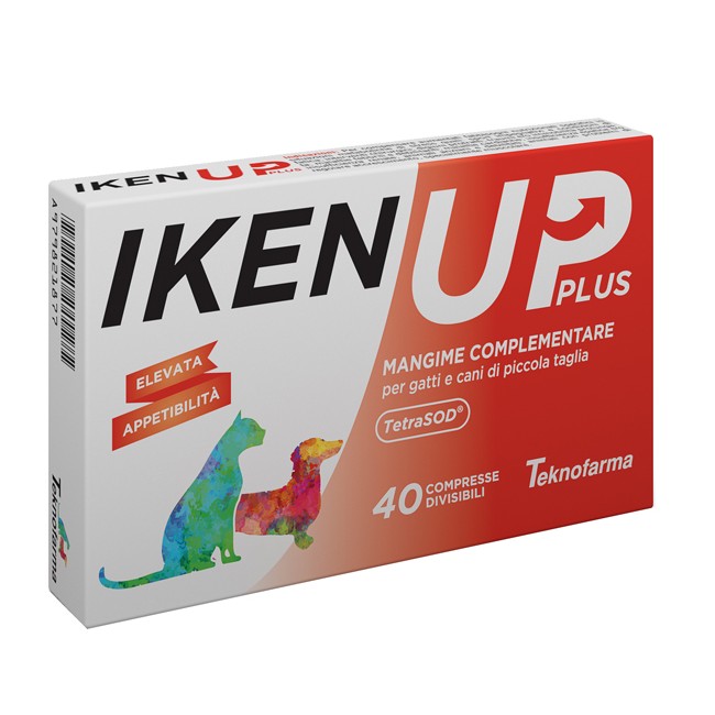 Teknofarma Iken Up Plus Cani Gatti Piccola Taglia Scatola 40 Compresse
