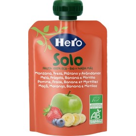 Fater Hero Solo Frutta Frullata 100% Bio Mela Banana Fragola 100 G