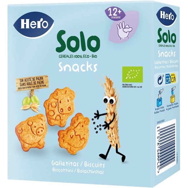Fater Hero Solo Biscotti Animal Bio 100 G Fater Hero Solo Biscotti Animal Bio 100 G