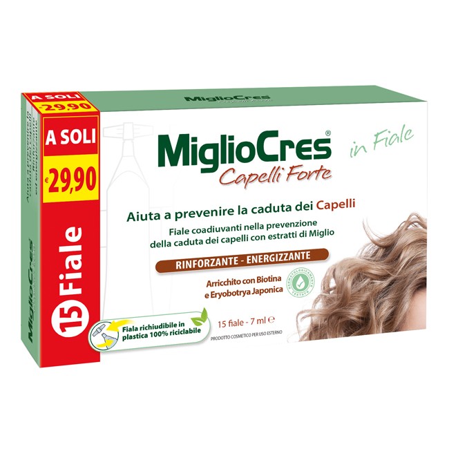F&f Migliocres Capelli Forte 15 Fiale X 7 Ml F&f Migliocres Capelli Forte 15 Fiale X 7 Ml