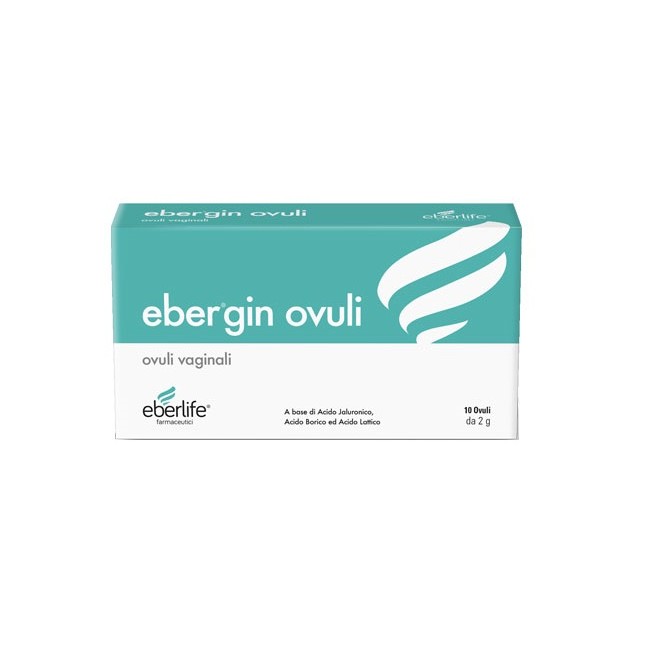 Eberlife Farmaceutici Ebergin Ovuli Vaginali 10 Pezzi Eberlife Farmaceutici Ebergin Ovuli Vaginali 10 Pezzi