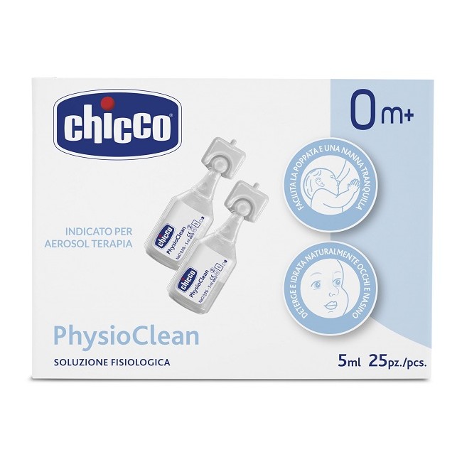 Chicco Soluzione Physioclean 5 Ml 25 Pezzi