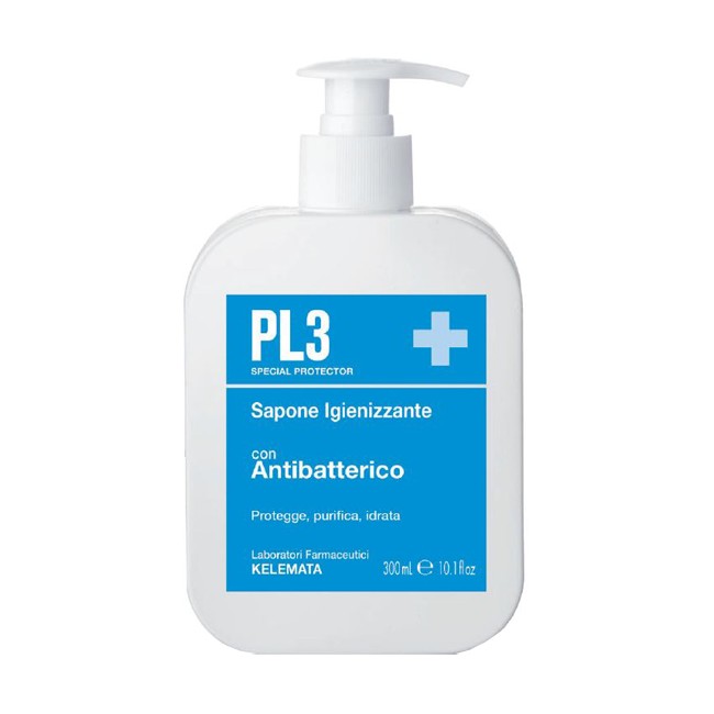 Kelemata Pl3 Sapone Igienizzante Con Antibatterico 300 Ml Kelemata Pl3 Sapone Igienizzante Con Antibatterico 300 Ml